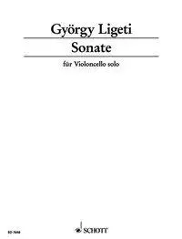 Cover: 9783795795306 | SONATE | für Violoncello solo.Violoncello. | György Ligeti | Buch