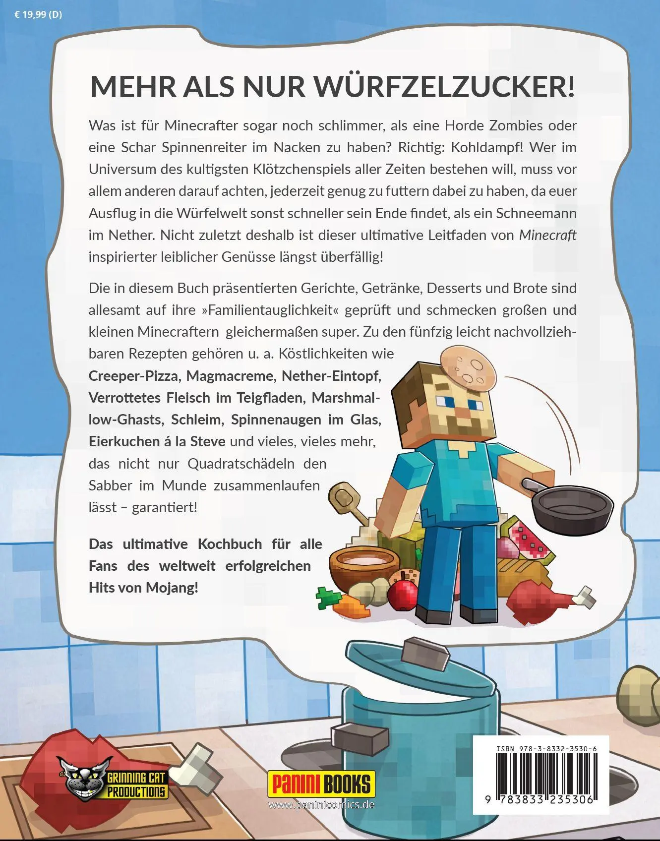 Rückseite: 9783833235306 | Das ultimative inoffizielle Kochbuch für Minecrafter | Tom Grimm