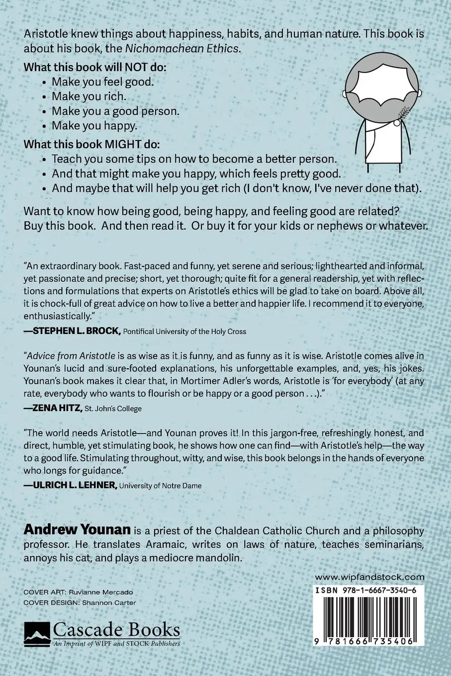 Rückseite: 9781666735406 | Advice from Aristotle | Andrew Younan | Taschenbuch | Englisch | 2022