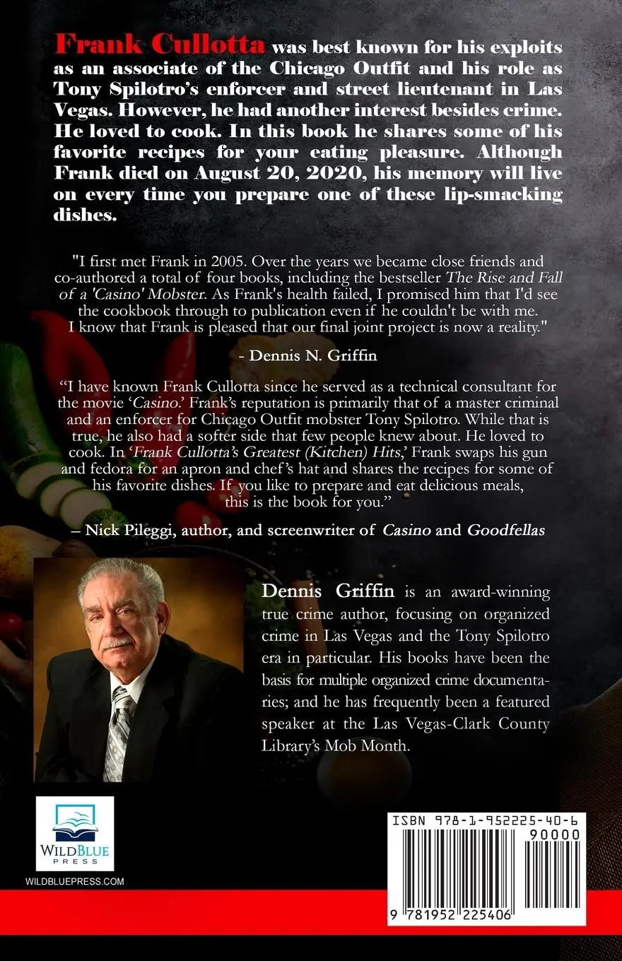 Rückseite: 9781952225406 | Frank Cullotta's Greatest (Kitchen) Hits | A Gangster's Cookbook