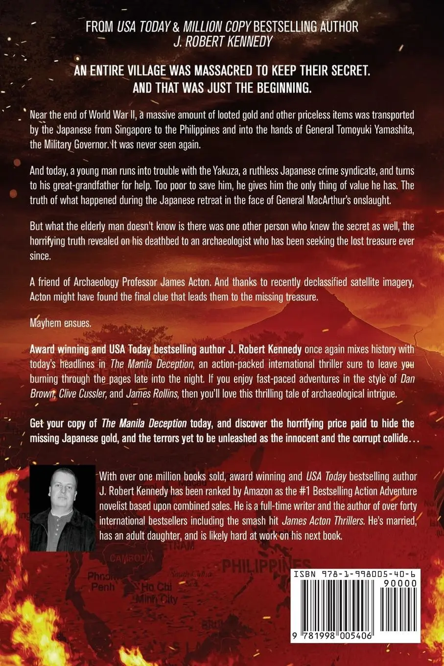 Rückseite: 9781998005406 | The Manila Deception | J. Robert Kennedy | Taschenbuch | Englisch