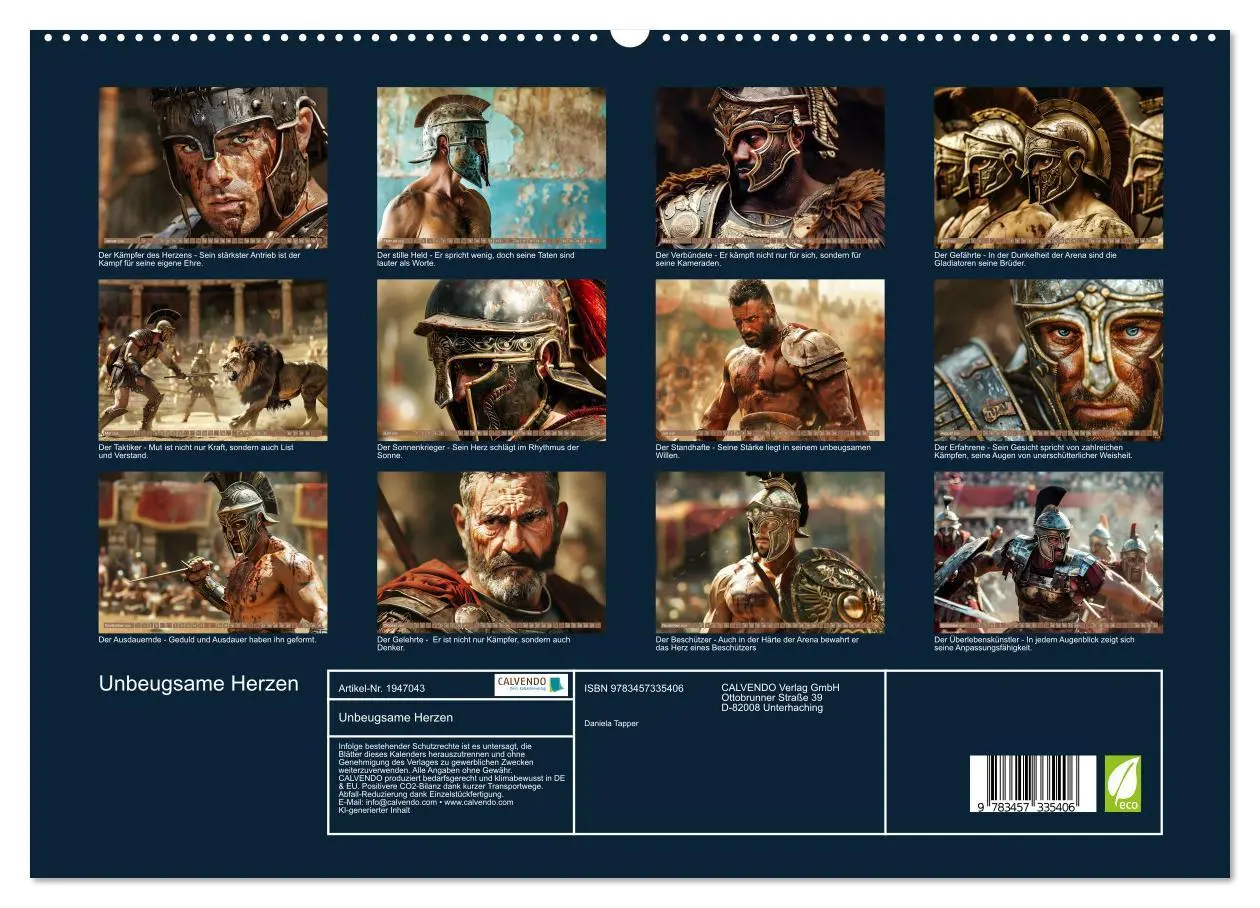 Bild: 9783457335406 | Unbeugsame Herzen (hochwertiger Premium Wandkalender 2026 DIN A2...