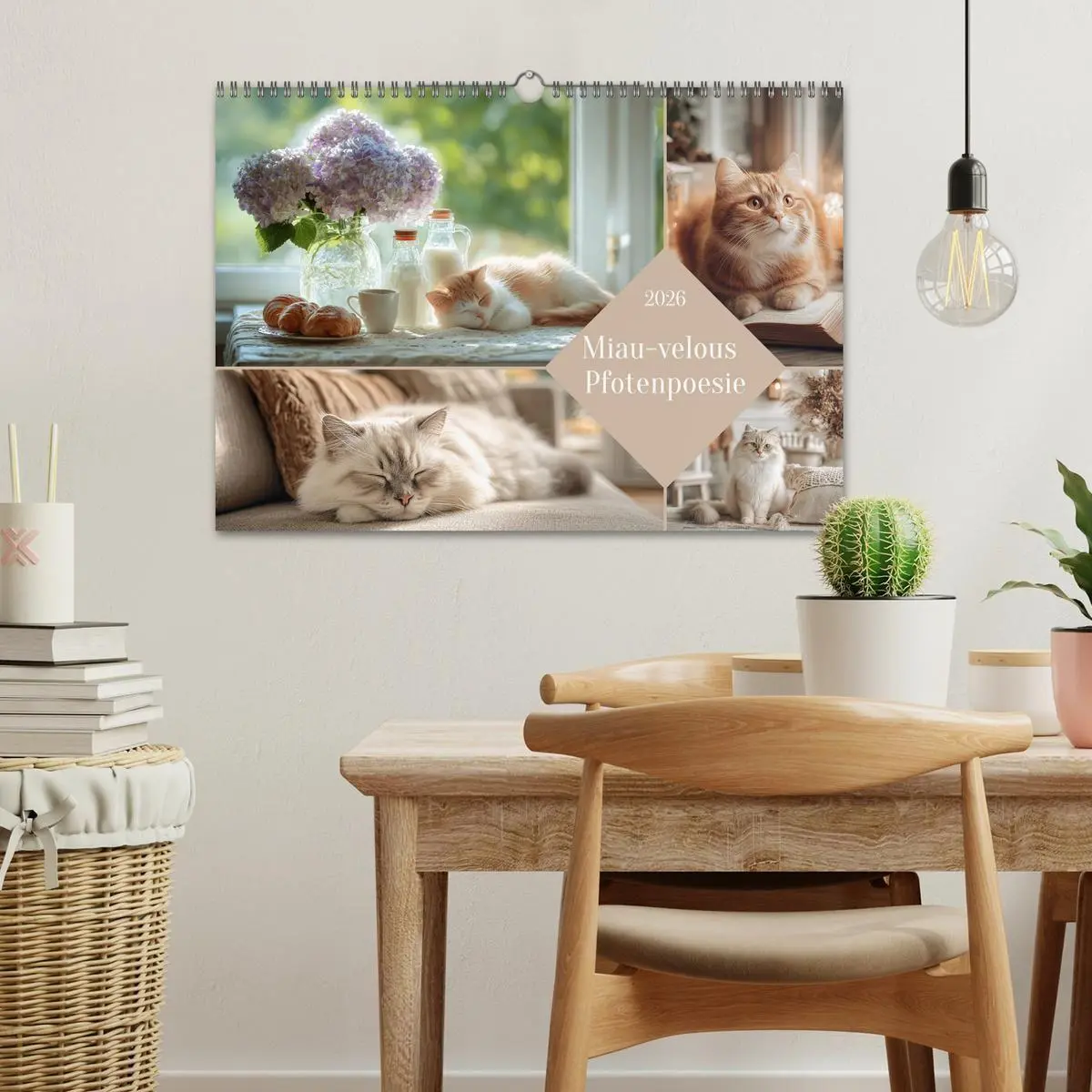 Bild: 9783516665406 | Miau-velous Pfotenpoesie (Wandkalender 2026 DIN A3 quer), CALVENDO...