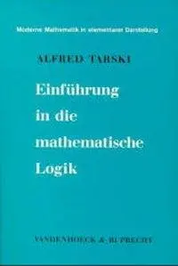 Cover: 9783525405406 | Einführung in die mathematische Logik | Alfred Tarski | Taschenbuch Cover: 9783525405406 | Einführung in die mathematische Logik | Alfred Tarski | Taschenbuch