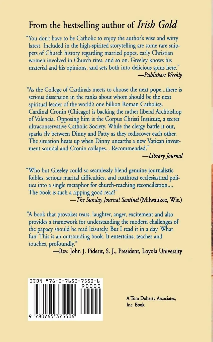Rückseite: 9780765375506 | White Smoke | A Novel of Papal Election | Andrew M. Greeley | Buch