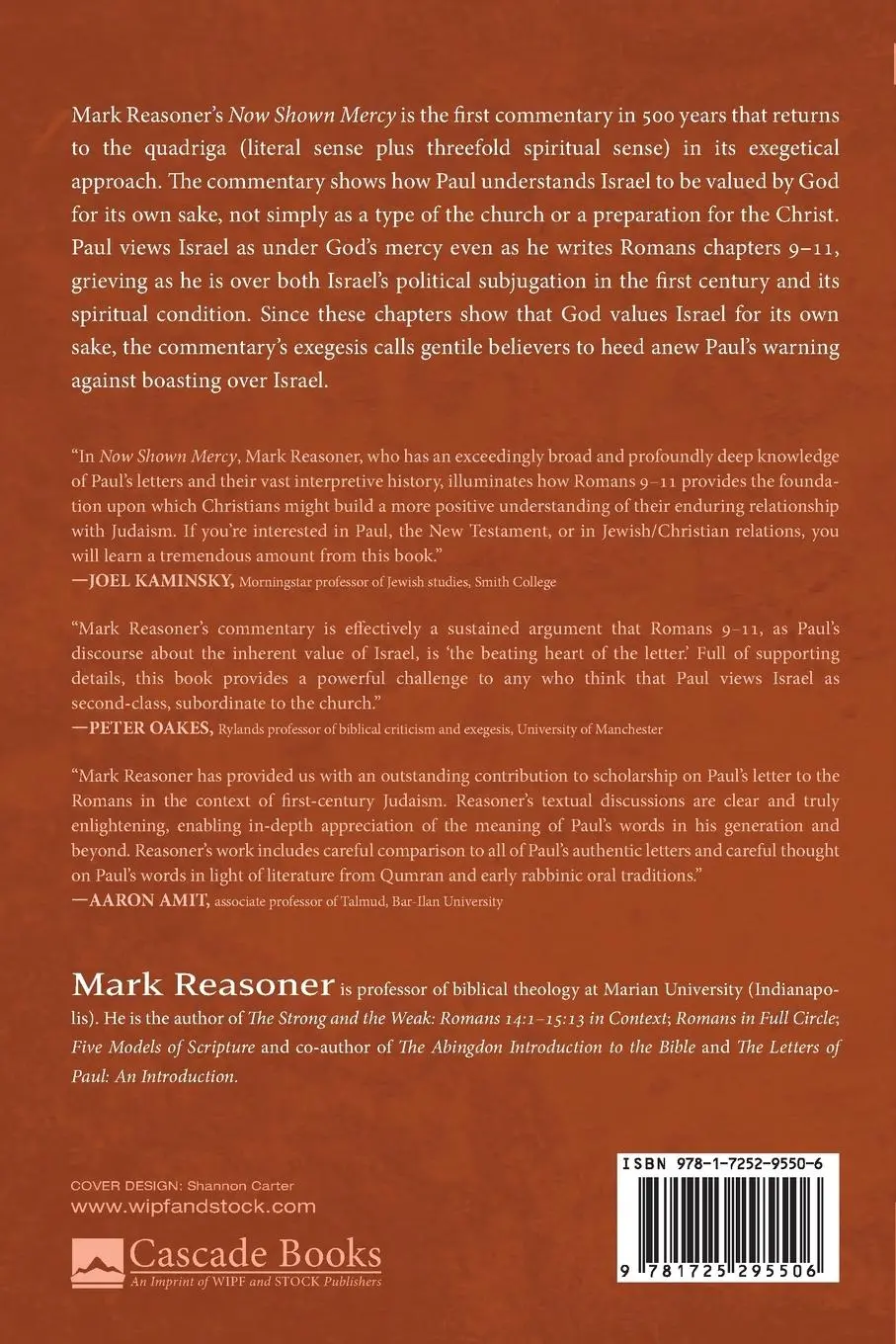 Rückseite: 9781725295506 | Now Shown Mercy | Mark Reasoner | Taschenbuch | Englisch | 2024