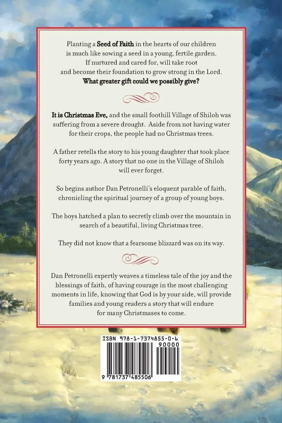 Rückseite: 9781737485506 | The Seed of Faith | A Christmas Miracle | Daniel Petronelli | Buch