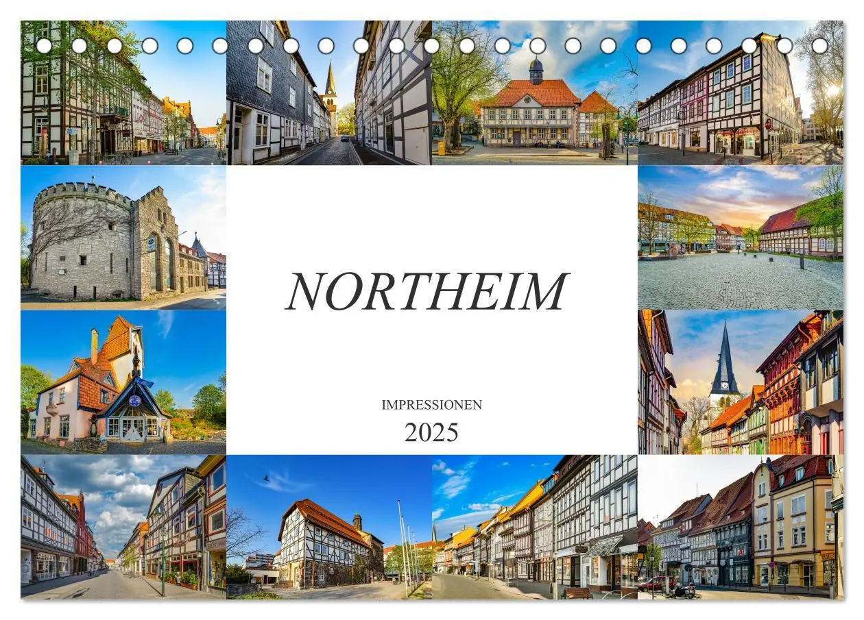 Cover: 9783435235506 | Northeim Impressionen (Tischkalender 2025 DIN A5 quer), CALVENDO...