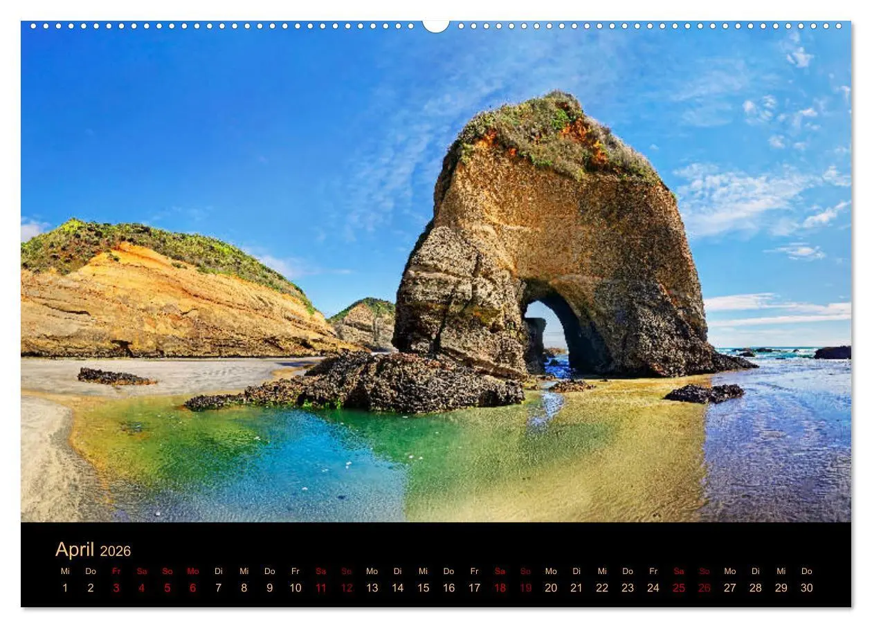 Bild: 9783457255506 | Südseetraum Neuseeland (Wandkalender 2026 DIN A2 quer), CALVENDO...