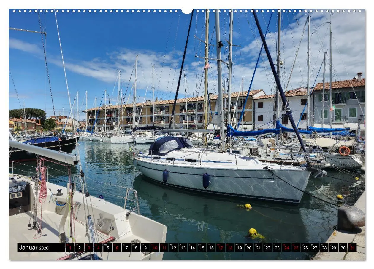 Bild: 9783457495506 | Grado im Frühsommer (Wandkalender 2026 DIN A2 quer), CALVENDO...