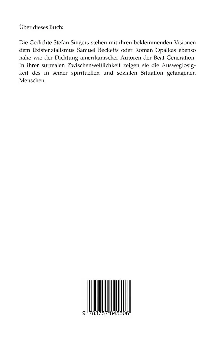 Rückseite: 9783757845506 | Evil Body | Stefan Singer | Taschenbuch | 50 S. | Deutsch | 2023