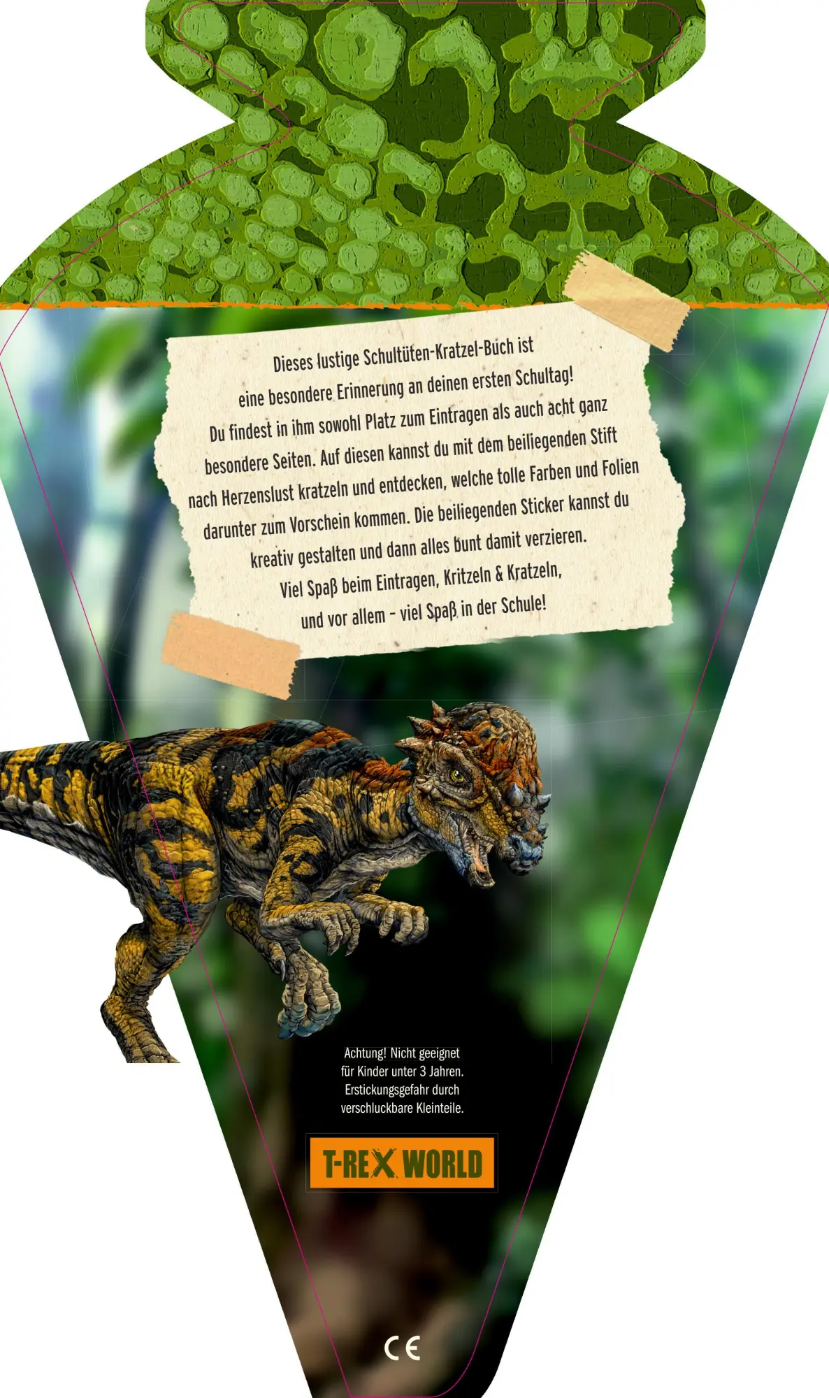 Rückseite: 4050003945606 | Schultüten-Kratzelbuch - T-REX World - Hurra, endlich Schule! | Buch