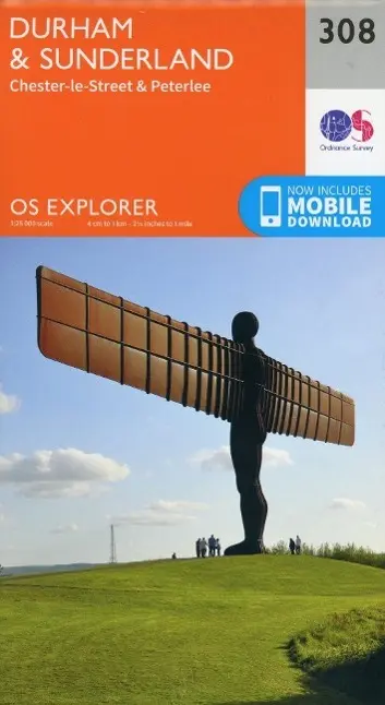 Cover: 9780319245606 | Durham and Sunderland | Ordnance Survey | (Land-)Karte | Englisch