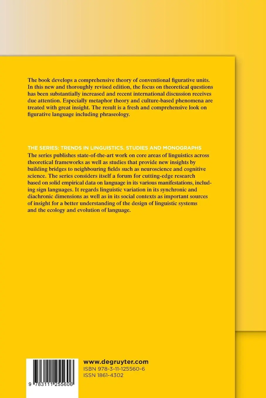 Rückseite: 9783111255606 | Figurative Language | Cross-Cultural and Cross-Linguistic Perspectives