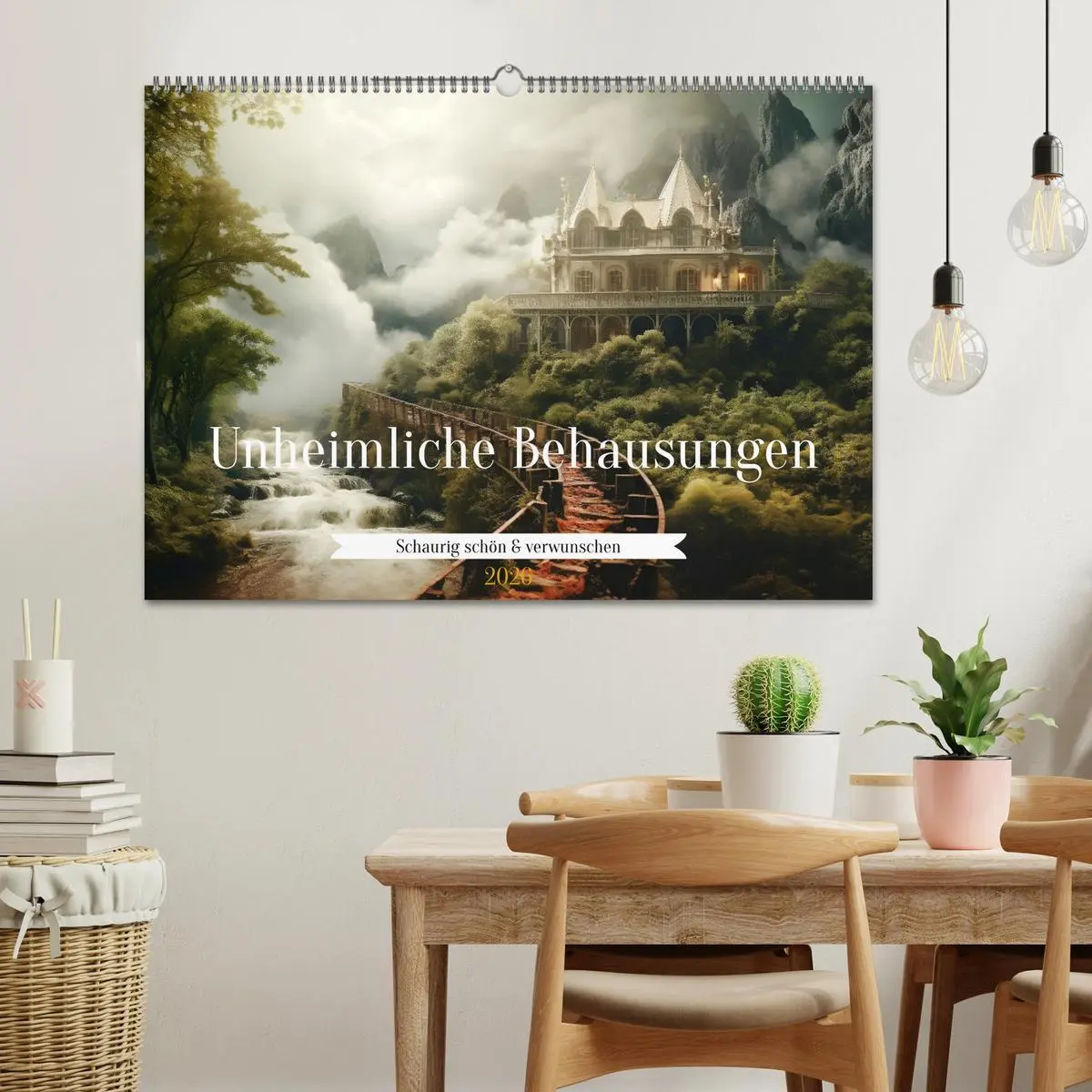 Bild: 9783457485606 | Unheimliche Behausungen (Wandkalender 2026 DIN A2 quer), CALVENDO...