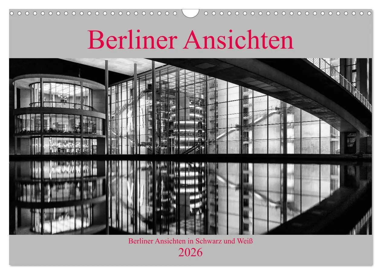 Cover: 9783516025606 | Berliner Ansichten in Schwarz und Weiß (Wandkalender 2026 DIN A3...
