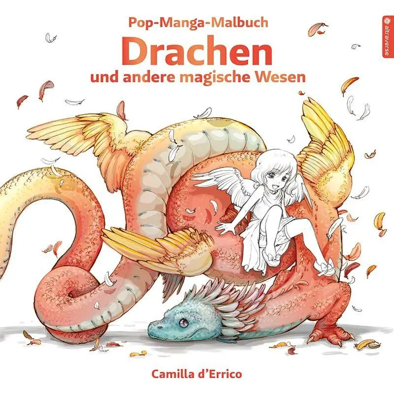 Cover: 9783753945606 | Pop-Manga-Malbuch: Drachen und andere magische Wesen | D'Errico | Buch