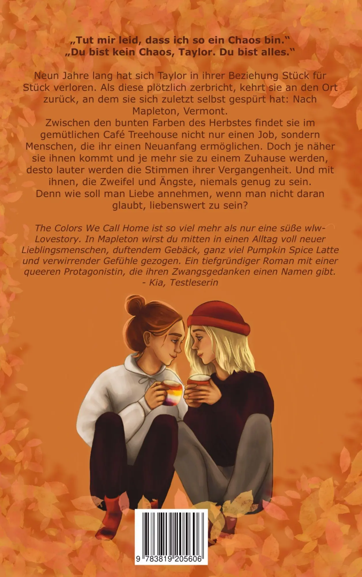 Rückseite: 9783819205606 | The Colors We Call Home | Sophie Berger | Taschenbuch | Mapleton