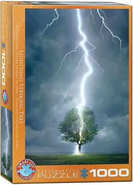 Bild: 628136645706 | Lighting Striking Tree (Puzzle) | Spiel | In Spielebox | 6000-4570