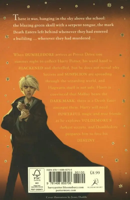 Rückseite: 9781408855706 | Harry Potter 6 and the Half-Blood Prince | J. K. Rowling | Taschenbuch