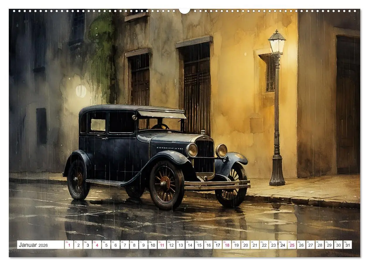 Bild: 9783457475706 | Oldtimer - Vergangenheit neu entdeckt (Wandkalender 2026 DIN A2...