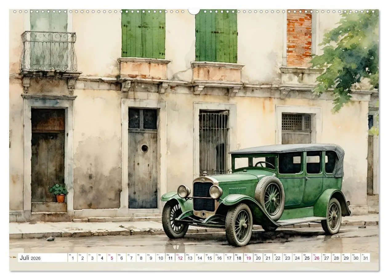 Bild: 9783457475706 | Oldtimer - Vergangenheit neu entdeckt (Wandkalender 2026 DIN A2...