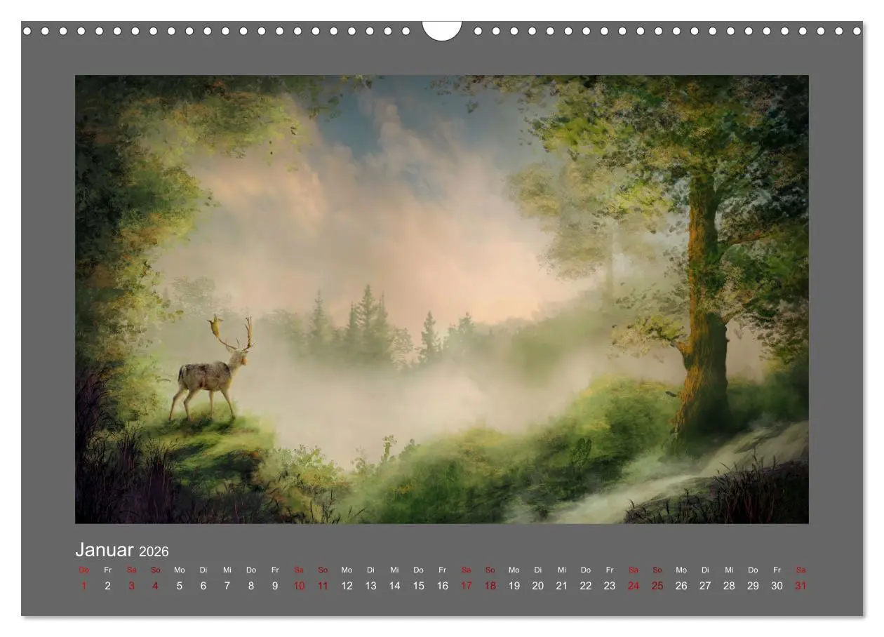 Bild: 9783457545706 | Geheimnisse des alten Waldes (Wandkalender 2026 DIN A3 quer),...