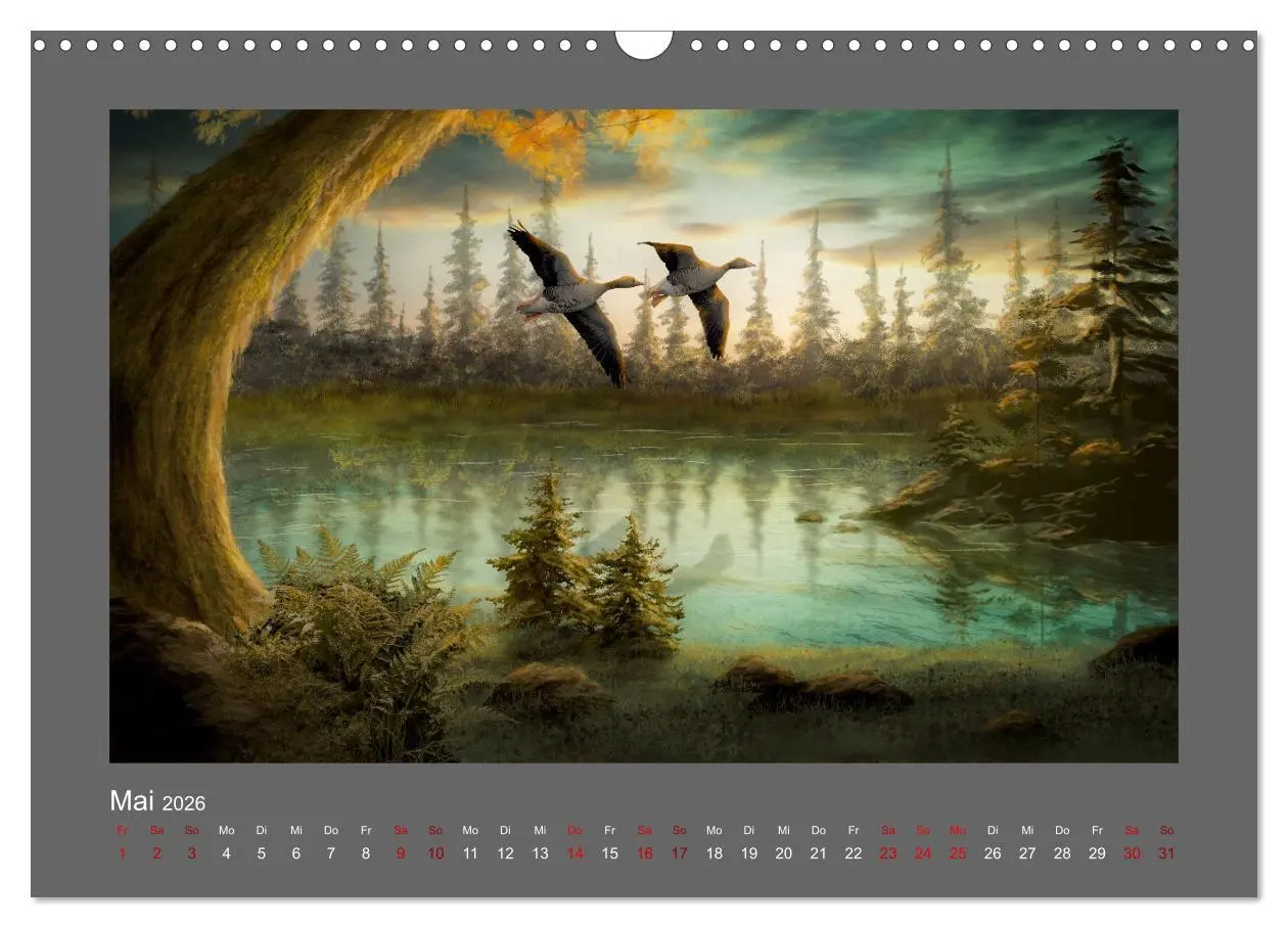Bild: 9783457545706 | Geheimnisse des alten Waldes (Wandkalender 2026 DIN A3 quer),...