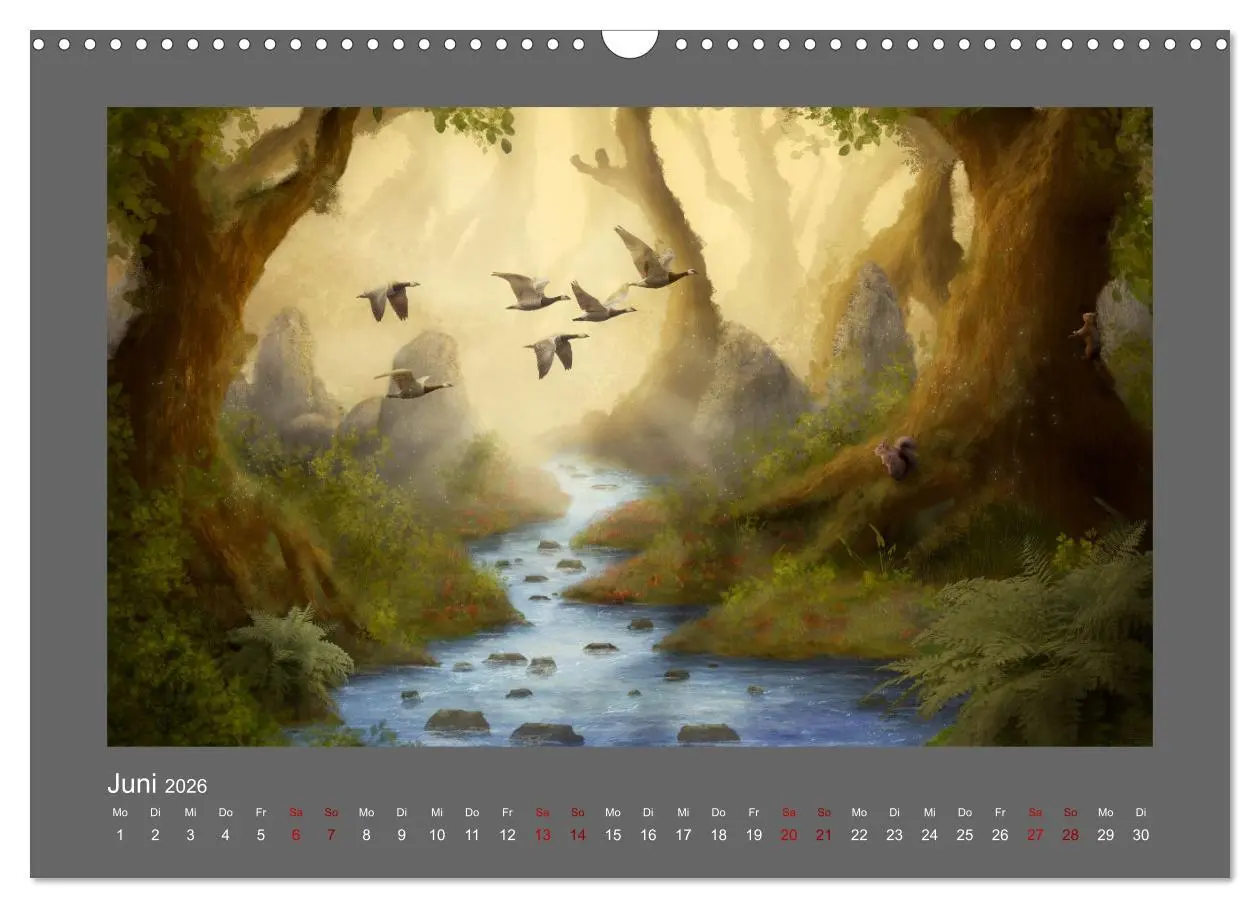 Bild: 9783457545706 | Geheimnisse des alten Waldes (Wandkalender 2026 DIN A3 quer),...