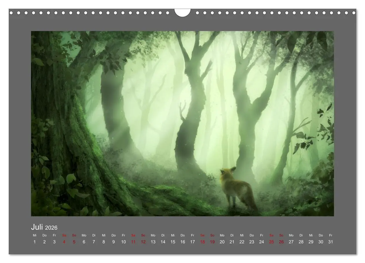Bild: 9783457545706 | Geheimnisse des alten Waldes (Wandkalender 2026 DIN A3 quer),...