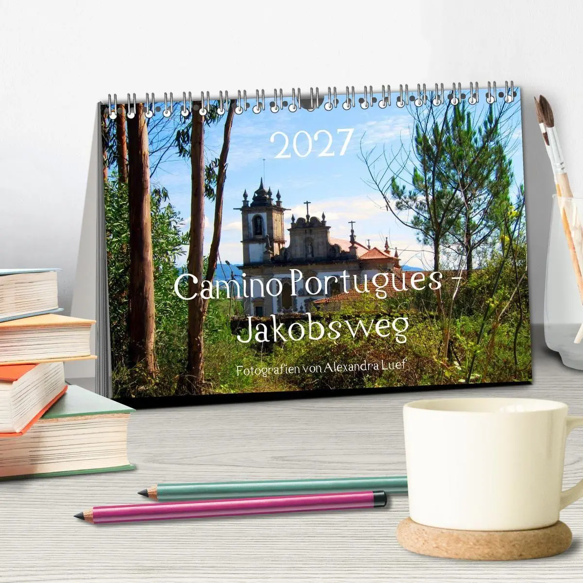Bild: 9783569965706 | Camino Portugues - Jakobsweg (Tischkalender 2027 DIN A5 quer),...