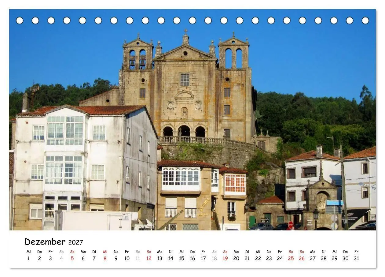 Bild: 9783569965706 | Camino Portugues - Jakobsweg (Tischkalender 2027 DIN A5 quer),...