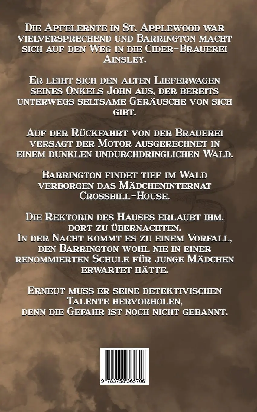 Rückseite: 9783758365706 | Barrington-Eine mörderische Affäre Band 3 | A. W. Benedict | Buch