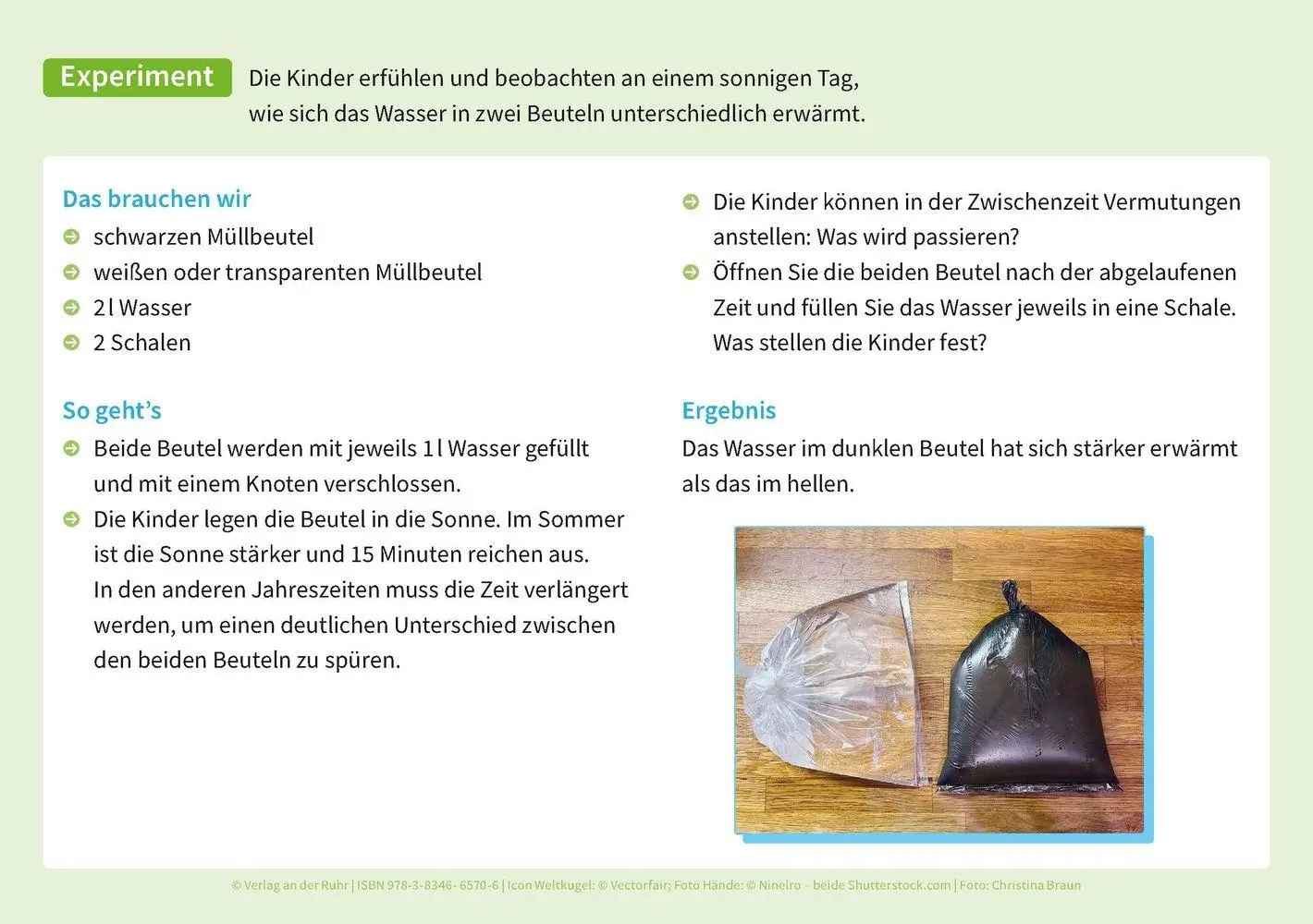 Bild: 9783834665706 | Gemeinsam für den Klimaschutz! Energie | Christina Braun | Box | 32 S.