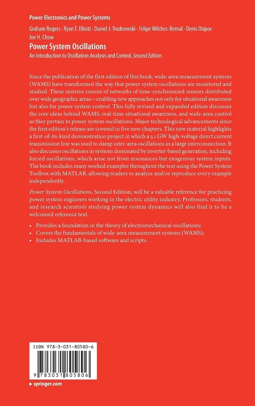 Rückseite: 9783031805806 | Power System Oscillations | Graham Rogers (u. a.) | Buch | xviii