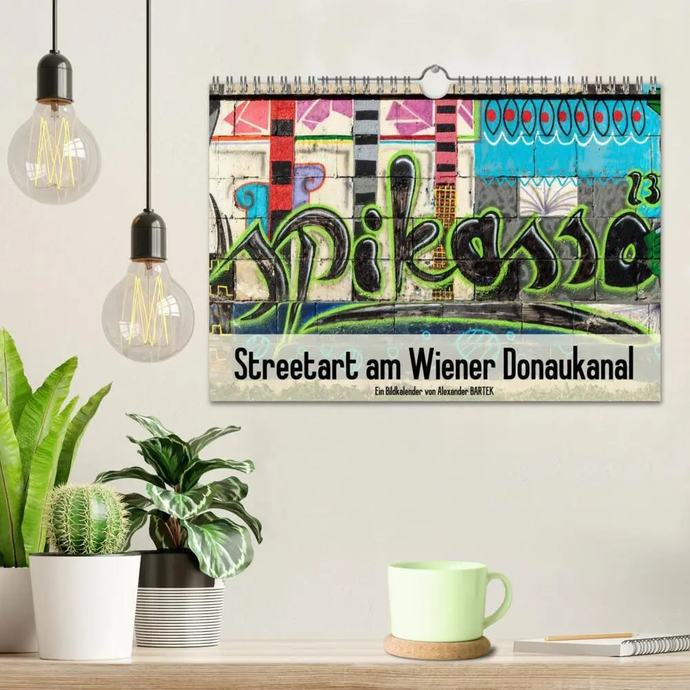 Bild: 9783435755806 | Streetart am Wiener Donaukanal (Wandkalender 2025 DIN A4 quer),...