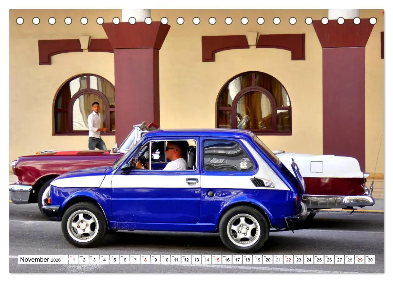 Bild: 9783457775806 | Polski Fiat 126p - Kult auf Kuba (Tischkalender 2026 DIN A5 quer),...