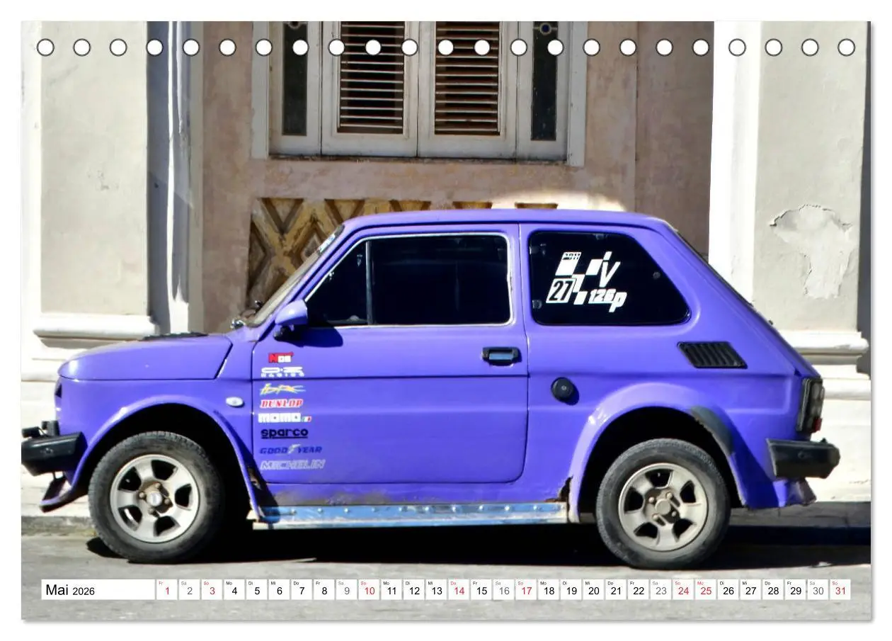 Bild: 9783457775806 | Polski Fiat 126p - Kult auf Kuba (Tischkalender 2026 DIN A5 quer),...