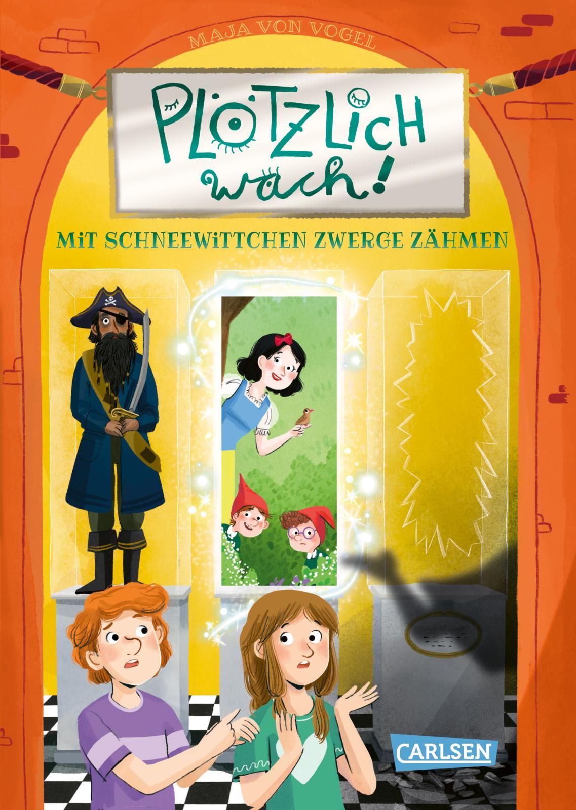 Cover: 9783551655806 | Plötzlich wach! 4: Mit Schneewittchen Zwerge zähmen | Maja von Vogel