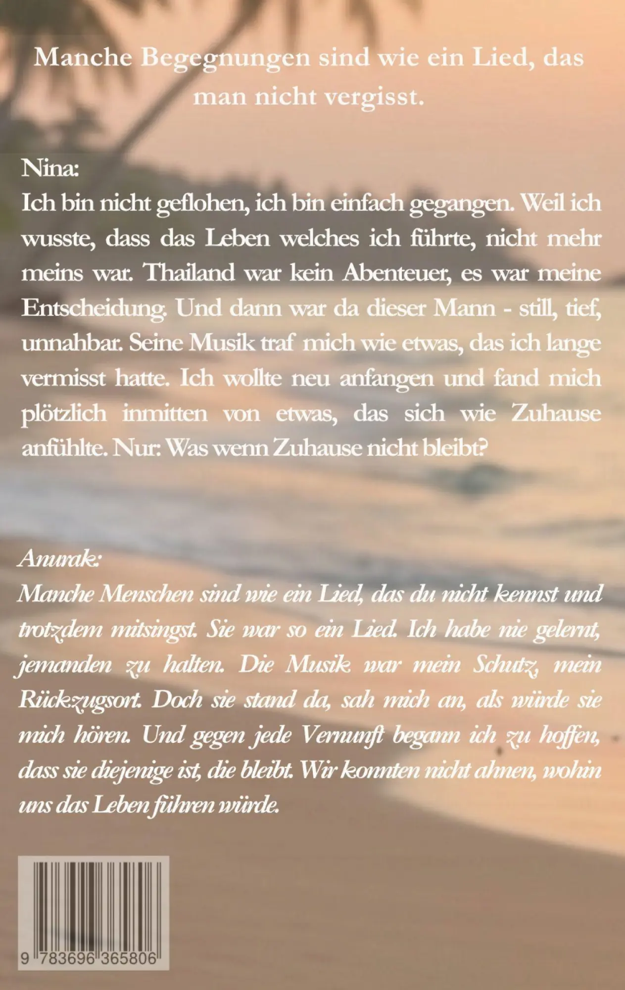 Rückseite: 9783696365806 | Die Farbe deiner Musik | Weil du mich siehst | Lina Mariva | Buch