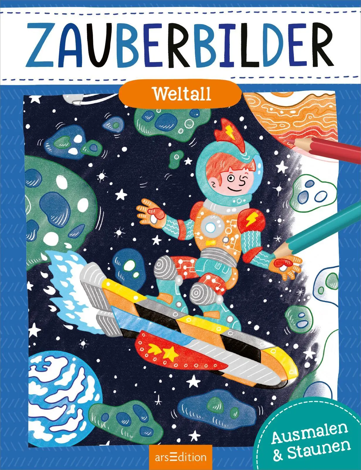 Bild: 9783845855806 | Zauberbilder - Weltall | Ausmalen &amp; Staunen | Sebastian Coenen | Buch