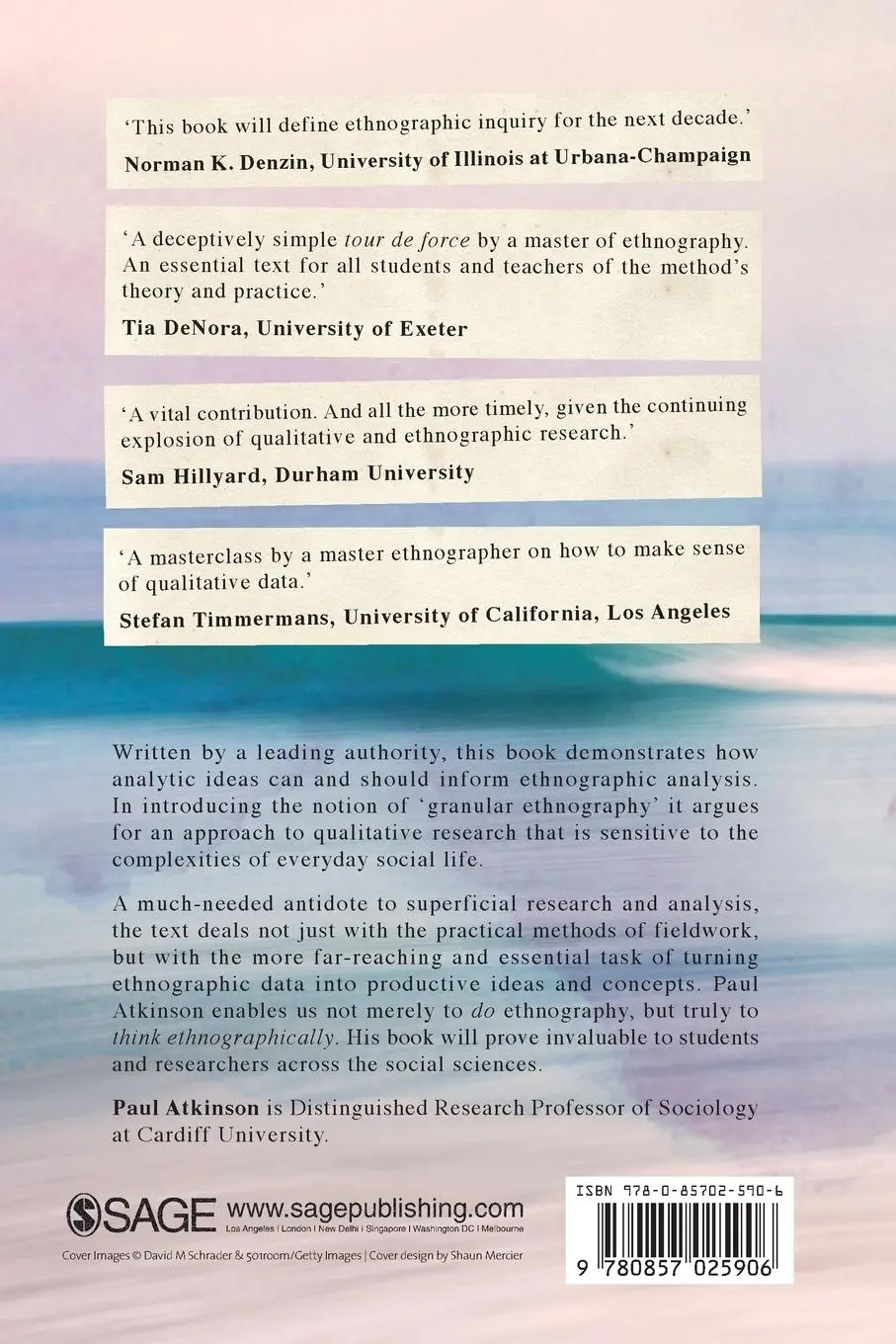 Rückseite: 9780857025906 | Thinking Ethnographically | Paul Atkinson | Taschenbuch | Englisch