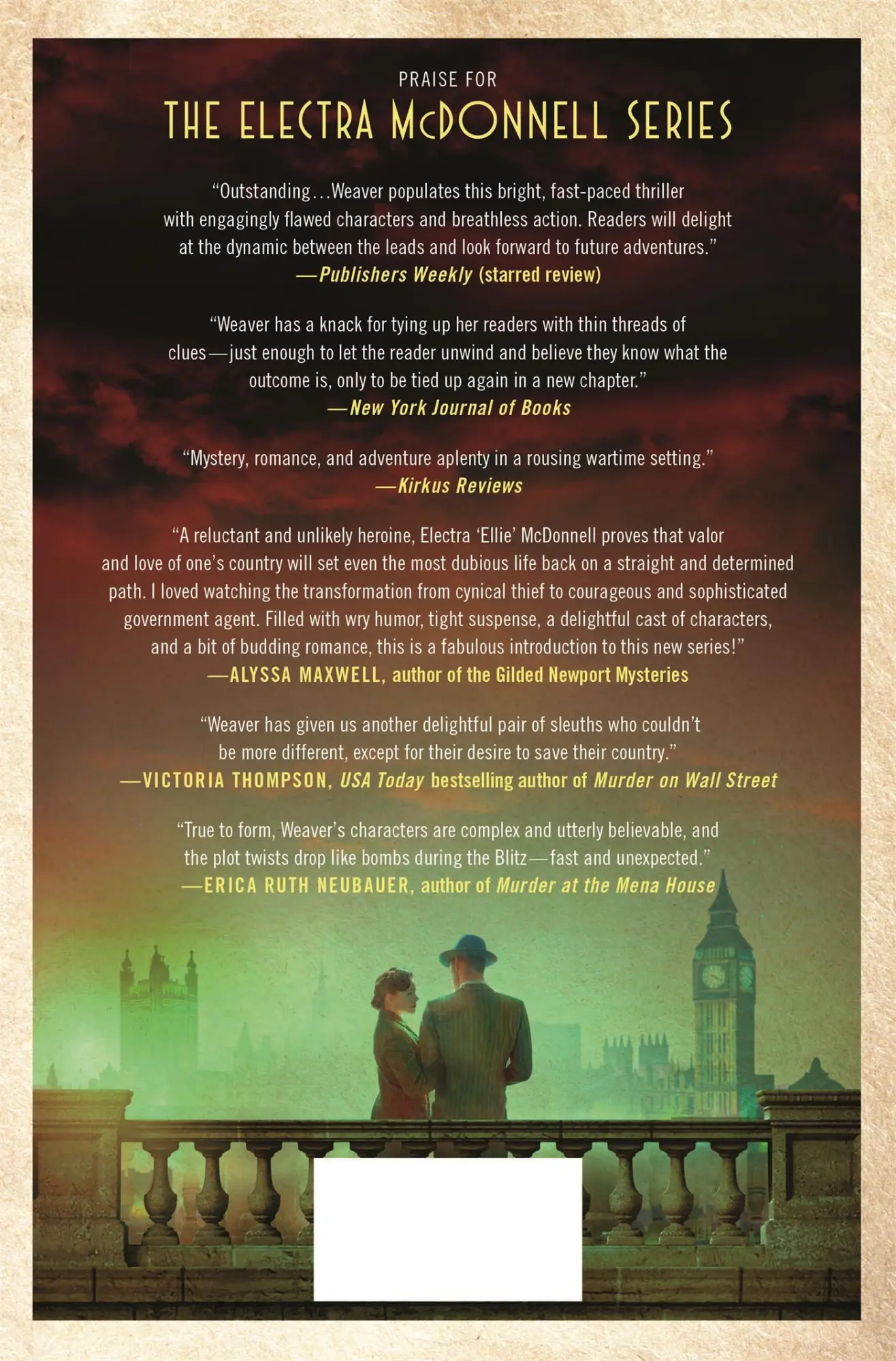 Rückseite: 9781250885906 | Locked in Pursuit | An Electra McDonnell Novel | Ashley Weaver | Buch