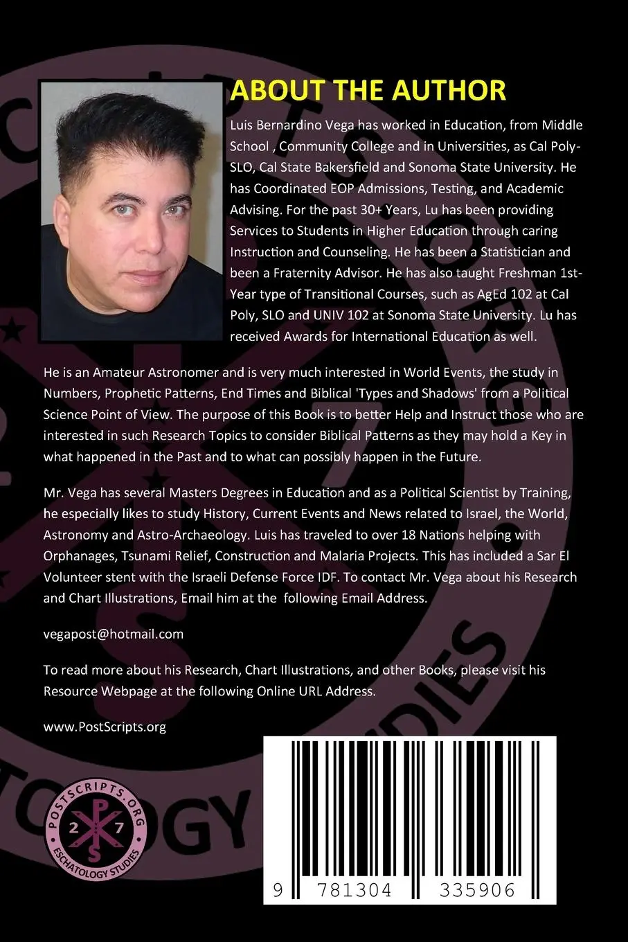 Rückseite: 9781304335906 | Cosmology of Jesus Christ | War of the Seeds | Luis Vega | Taschenbuch