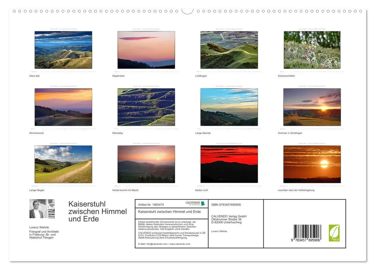 Bild: 9783457695906 | Kaiserstuhl zwischen Himmel und Erde (hochwertiger Premium...