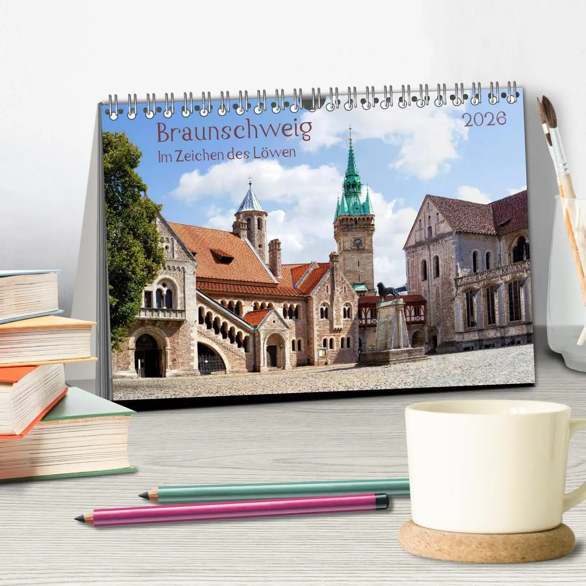 Bild: 9783457765906 | Braunschweig Im Zeichen des Löwen (Tischkalender 2026 DIN A5 quer),...