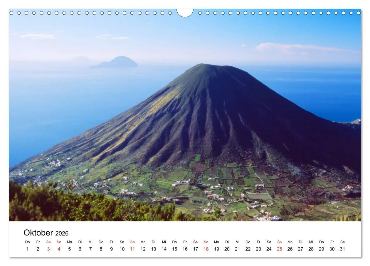 Bild: 9783516235906 | Die Liparischen Inseln (Wandkalender 2026 DIN A3 quer), CALVENDO...