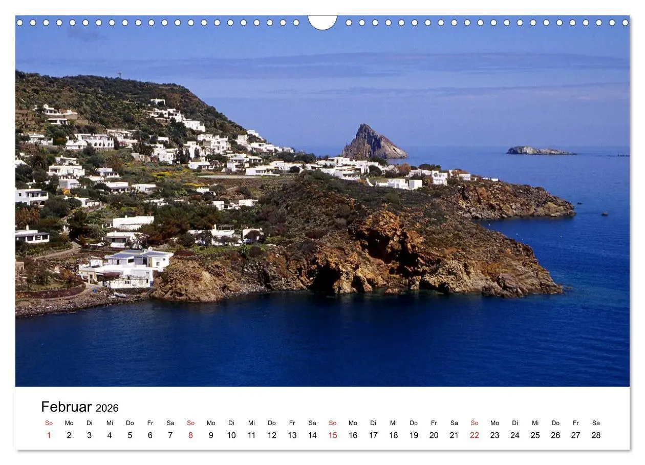 Bild: 9783516235906 | Die Liparischen Inseln (Wandkalender 2026 DIN A3 quer), CALVENDO...