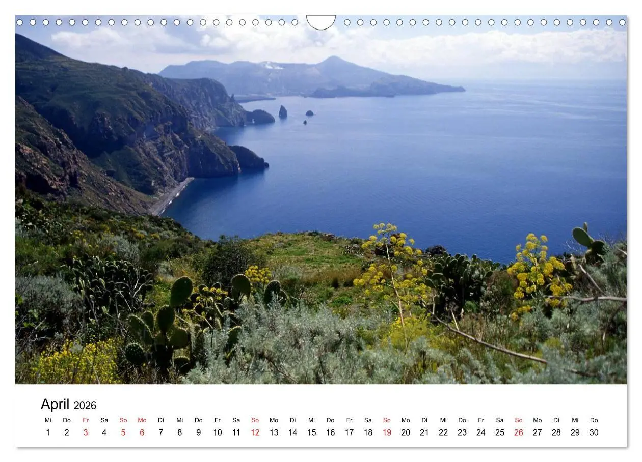 Bild: 9783516235906 | Die Liparischen Inseln (Wandkalender 2026 DIN A3 quer), CALVENDO...