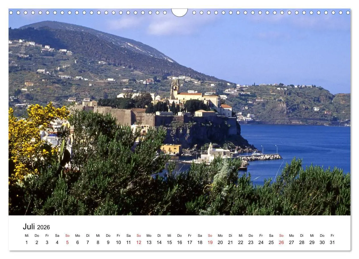 Bild: 9783516235906 | Die Liparischen Inseln (Wandkalender 2026 DIN A3 quer), CALVENDO...